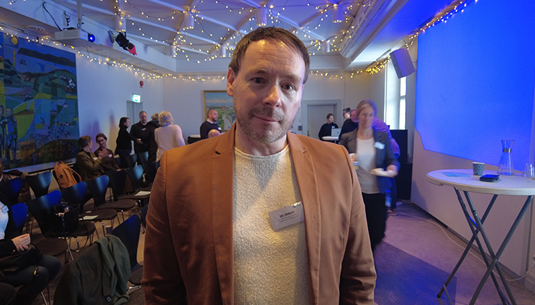 Jim Lindmark (Filmlots) från filmkontoret i Göteborg delade med sig av sina erfarenheter och berättade hur de jobbar med film i sin region. 