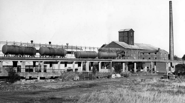 Det gamla Sockerbruket köptes upp av Bönnelyche & Thuröe, BT Kemi 1967. Arkiv: Björn Malmroos